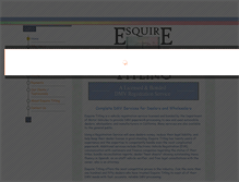 Tablet Screenshot of esquiretitling.com